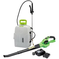Draper D20 20v Cordless Backpack Sprayer and Leaf Blower Kit 