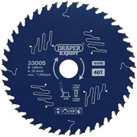 Draper Expert PTFE TCT Circular Saw Blade for Wood