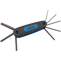 Draper Expert 8 Piece Folding Hexagon Allen Key Set Metric