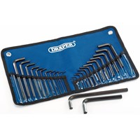 Draper 25 Piece Hexagon Allen Key Set Metric and Imperial