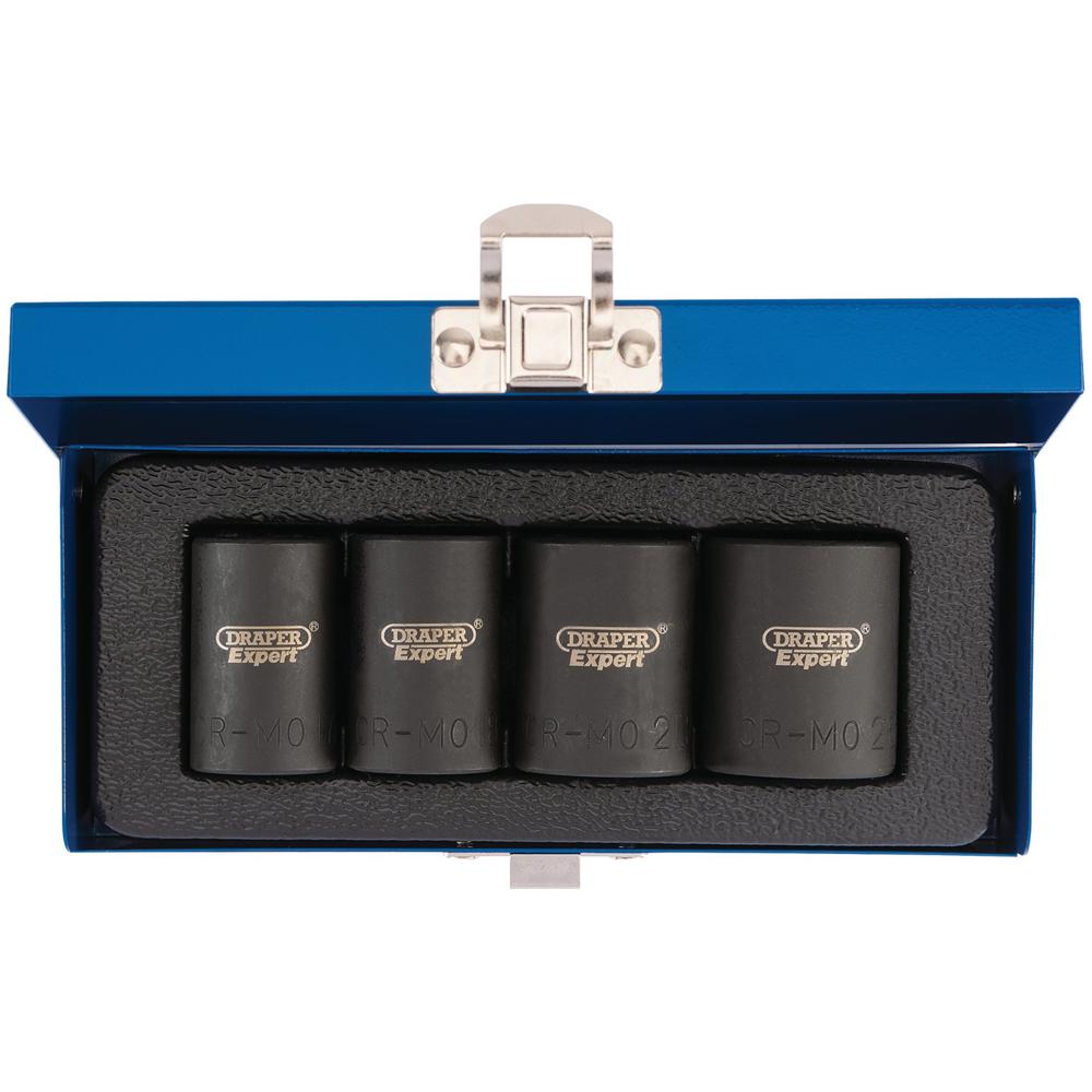 Draper Expert 4 Piece 1/2" Drive Locking Wheel Nut Socket Set