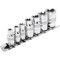 Draper 7 Piece Combination Drive Torx Socket Set