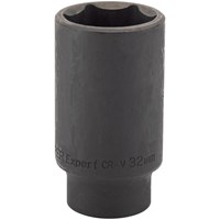 Draper Expert 1/2" Drive Hi Torq Deep Hexagon Impact Socket Metric