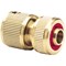 Draper Expert Brass Waterstop Hose Pipe Connector Draper Expert Brass Waterstop Hose Pipe Connector