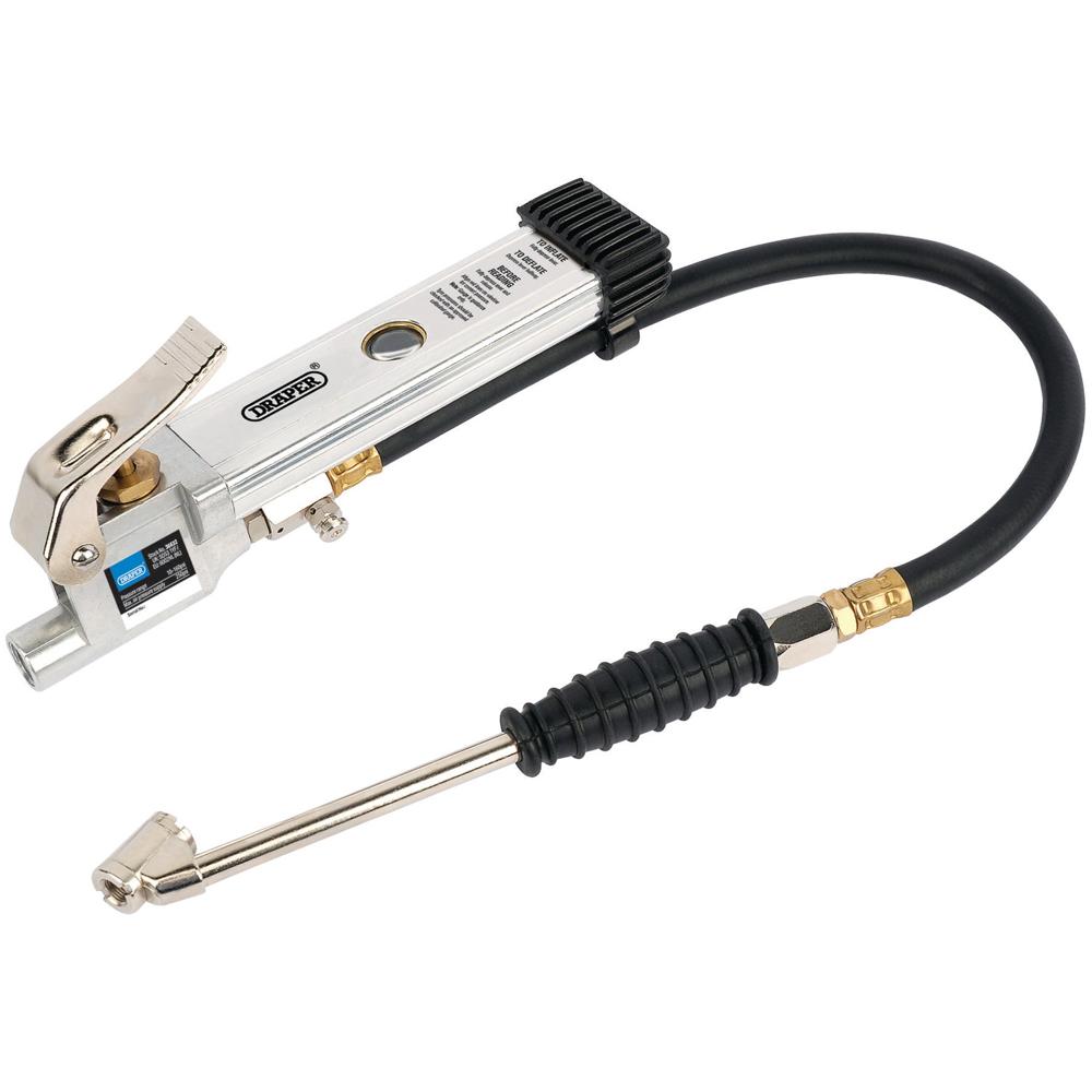 Draper Twin Open Ended Push on Connectors Air Tyre Inflator