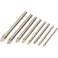 Draper Expert 8 Piece Tile and Glass Drill Bit Set