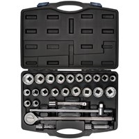Draper 26 Piece 3/4" Drive Bi Hex Socket Set Metric and Imperial