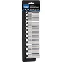 Draper Expert 12 Piece 3/8" Drive Bi Hex Multi Drive Socket Set Metric