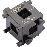 Draper 3/8" Drive Rear Brake Caliper Wind Back Cube