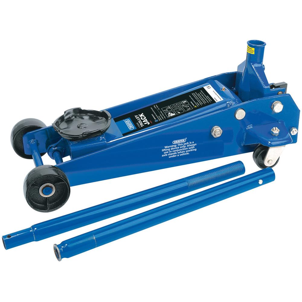 Draper 3t Heavy Duty Garage Trolley Jack