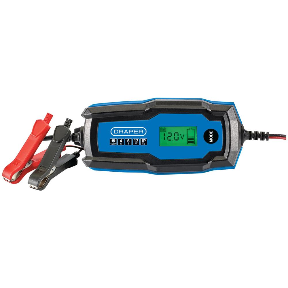 Draper BC14 Smart Charger and Battery Maintainer 6v/12v 4A