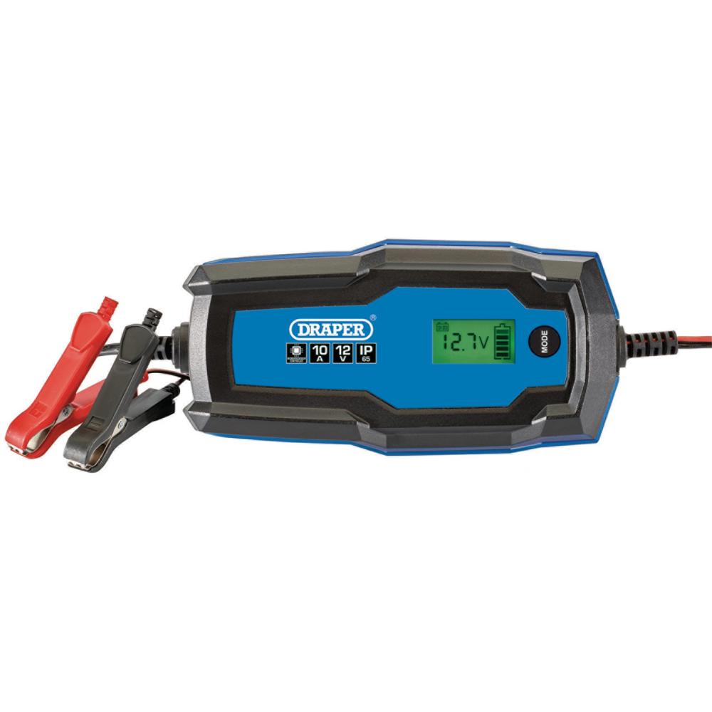 Draper BCI10 Smart Charger and Battery Maintainer 6v/12v 10A