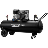 Draper DA200/369M Belt Driven Air Compressor 200 Litre