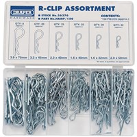 Draper 150 Piece R Clip Assortment