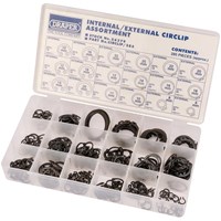 Draper 285 Piece Internal and External Circlip Assortment