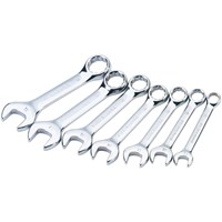 Draper 7 Piece Midget Hi Torq Combination Spanner Set Metric