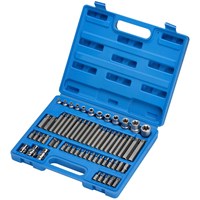Draper Expert 61 Piece Combination Drive Mechanics Torx Socket and Bit Set