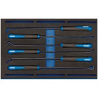 Draper 6 Piece Long Reach Hook and Pick Set In Eva Insert Tray