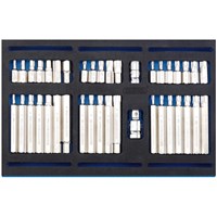 Draper 40 Piece Screwdriver Insert Bit Set In Eva Insert Tray