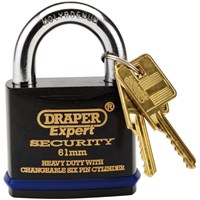 Draper Expert Heavy Duty Steel Padlock