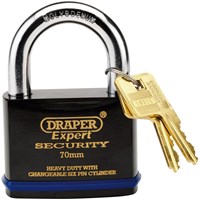 Draper Expert Heavy Duty Steel Padlock