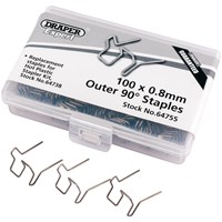 Draper Double U Staples for Hot Staplers