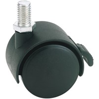 Draper Twin Nylon Wheeled Castor and Brake