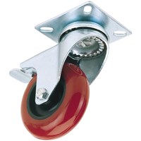 Draper Swivel Plate Fixing Polyurethane Wheeled Castor and Brake