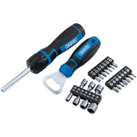 Draper 23 Piece Ratchet Screwdriver Set and Bottle Opener