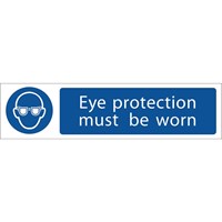 Draper Eye Protection Must Be Worn Sign