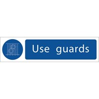 Draper Use Guards Sign