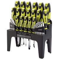 Draper 44 Piece Screwdriver Allen Key and Bit Set