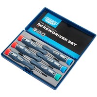 Draper Expert 6 Piece Soft Grip Precision Screwdriver Set