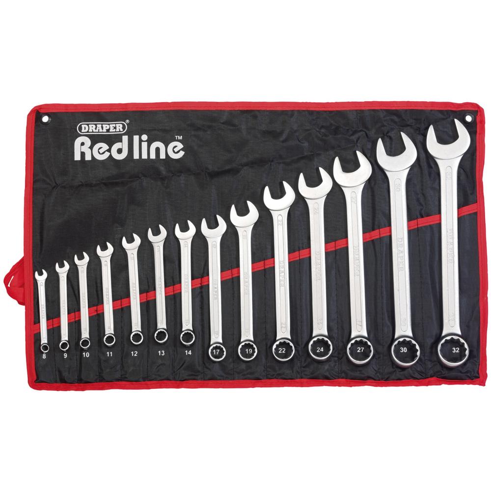 Set Pennelli Draper Redline Softgrip (3 Pezzi) - Setole Sintetiche, Impugnatura Morbida, Punte In Acciaio