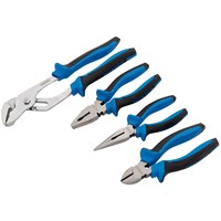 Draper 4 Piece Soft Grip Plier Set