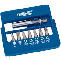 Draper 8 Piece Screwdriver and Magnetic Bit Set