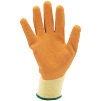 Draper Orange Heavy Duty Latex Coated Work Gloves