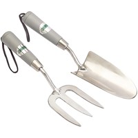 Draper 2 Piece Stainless Steel Hand Fork and Trowel Set
