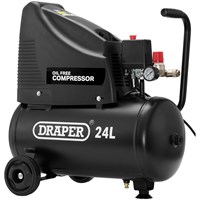 Draper DA25/19/K Oil Free Compressor and Air Tool Kit