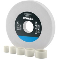 Draper White Aluminium Oxide Bench Grinding Wheel