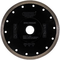 Draper Turbo X Porcelain Tile Cutting Diamond Blade 