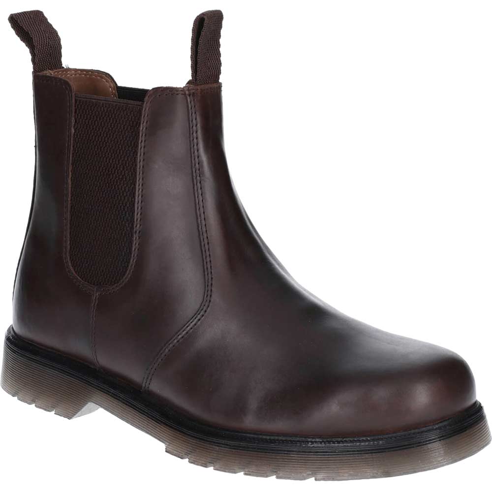 Amblers Mens Chelmsford Slip On Dealer Boots - Brown, 3