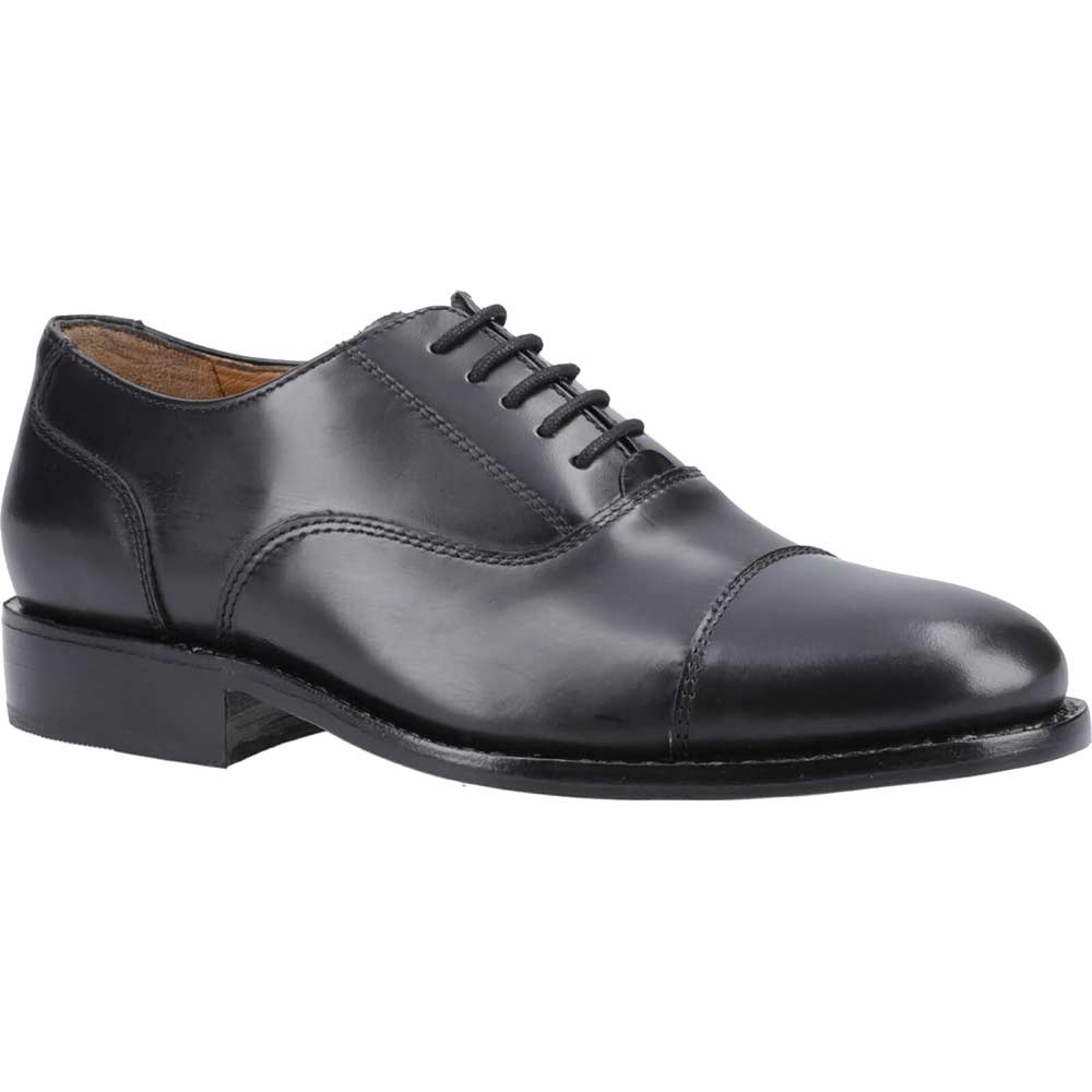Amblers James Leather Soled Oxford Dress Shoe - Black, 10