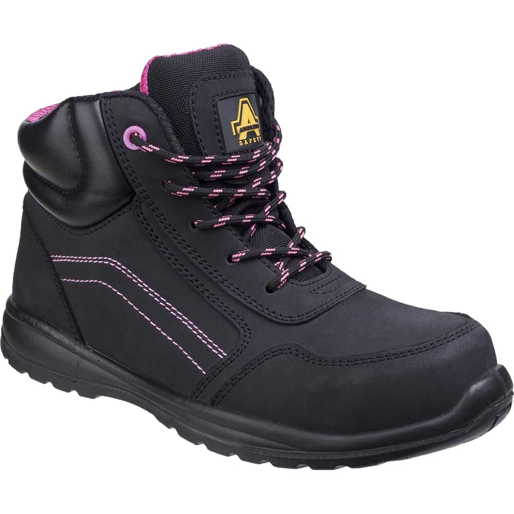 Amblers Safety Ladies AS601 Lydia Composite Safety Boots - Black, 6.5