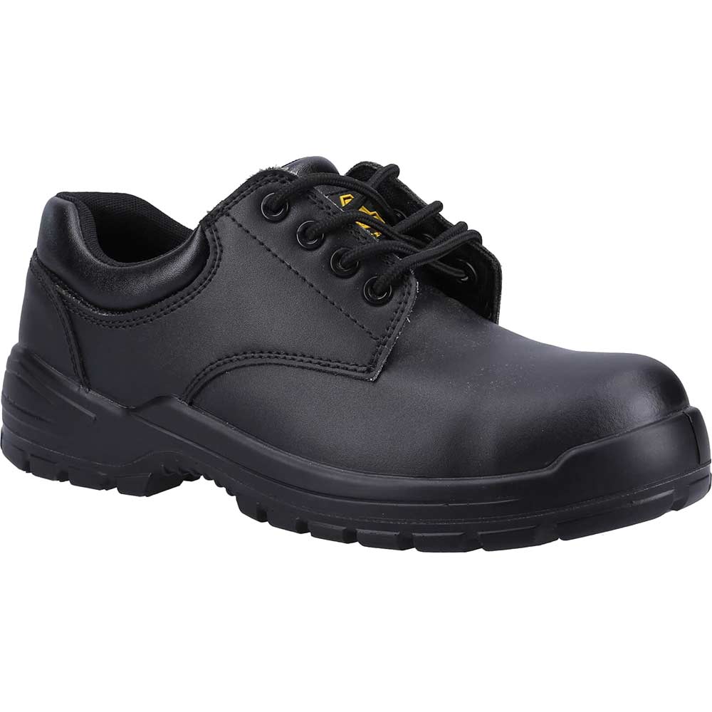 Amblers Safety FS38C Metal Free Composite Gibson Lace Safety Shoe - Black, 4