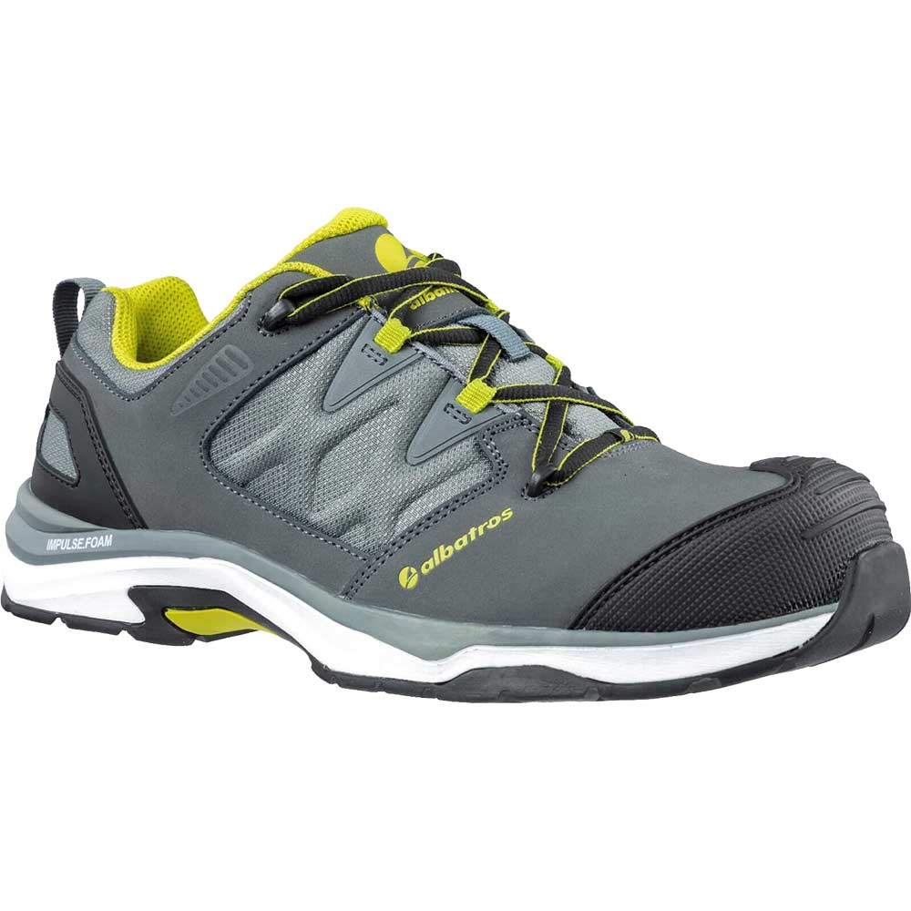 Albatros Ultratrail Low Lace Up Safety Shoe - Grey/Combined, 10