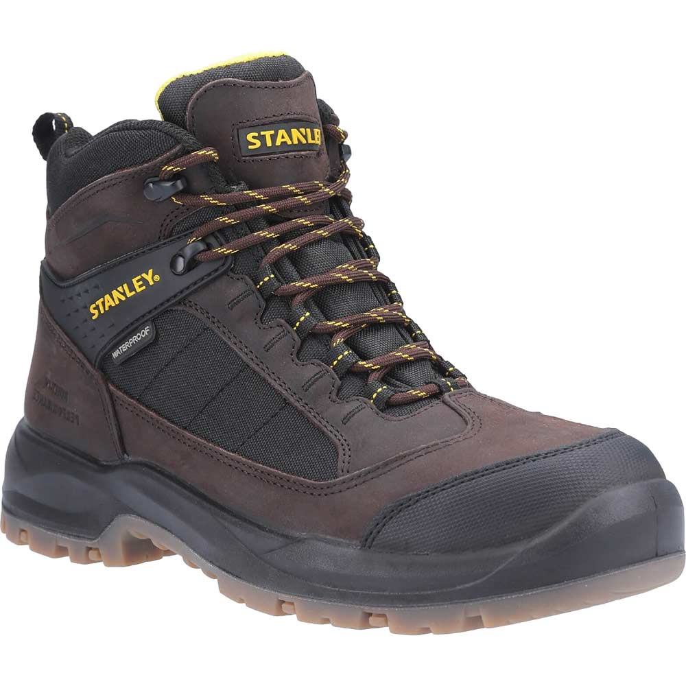 Stanley Mens Berkeley Safety Boot - Brown, 10