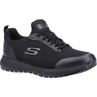 Skechers Squad Womens Wide Fit Slip Resistant Work Shoes Skechers Squad Womens Wide Fit Slip Resistant Work Shoes