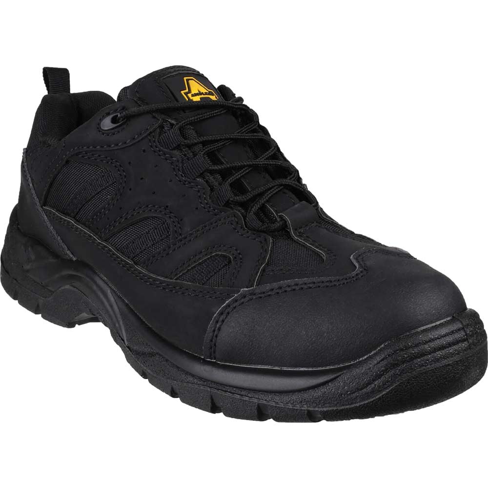 Amblers Safety FS214 Vegan Friendly Safety Shoes - Black, 10
