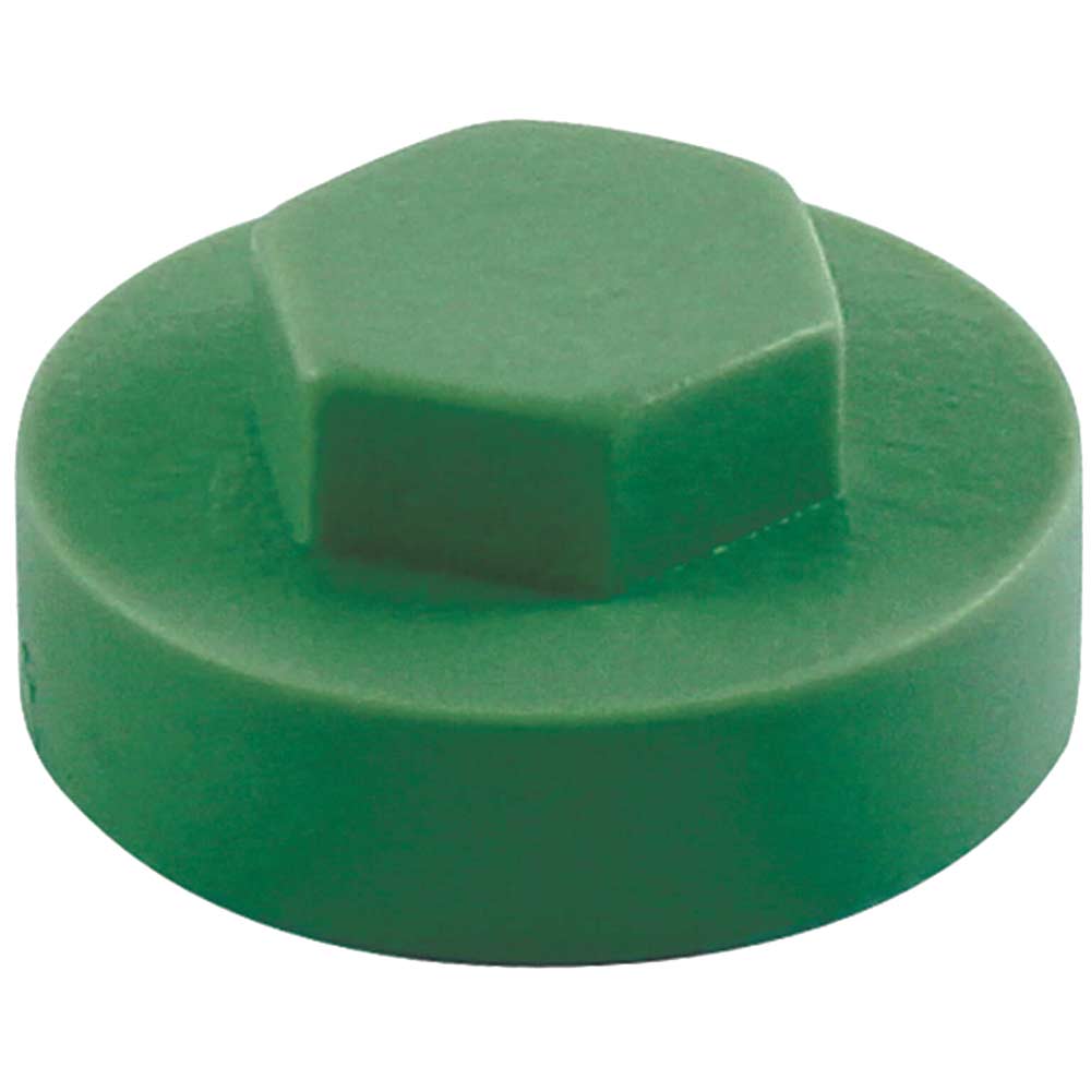 Timco Green Colour Match Hexagon Screw Cover Cap 5/16" X 19Mm Juniper Pack Of 1000 Size 5